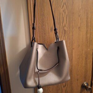 Pixie Mood Large Beige Bucket Bag